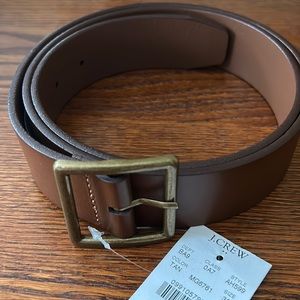 NWT Men’s Brown Leather Belt 36
